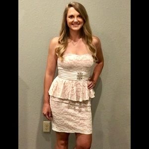 Strapless Formal Dress